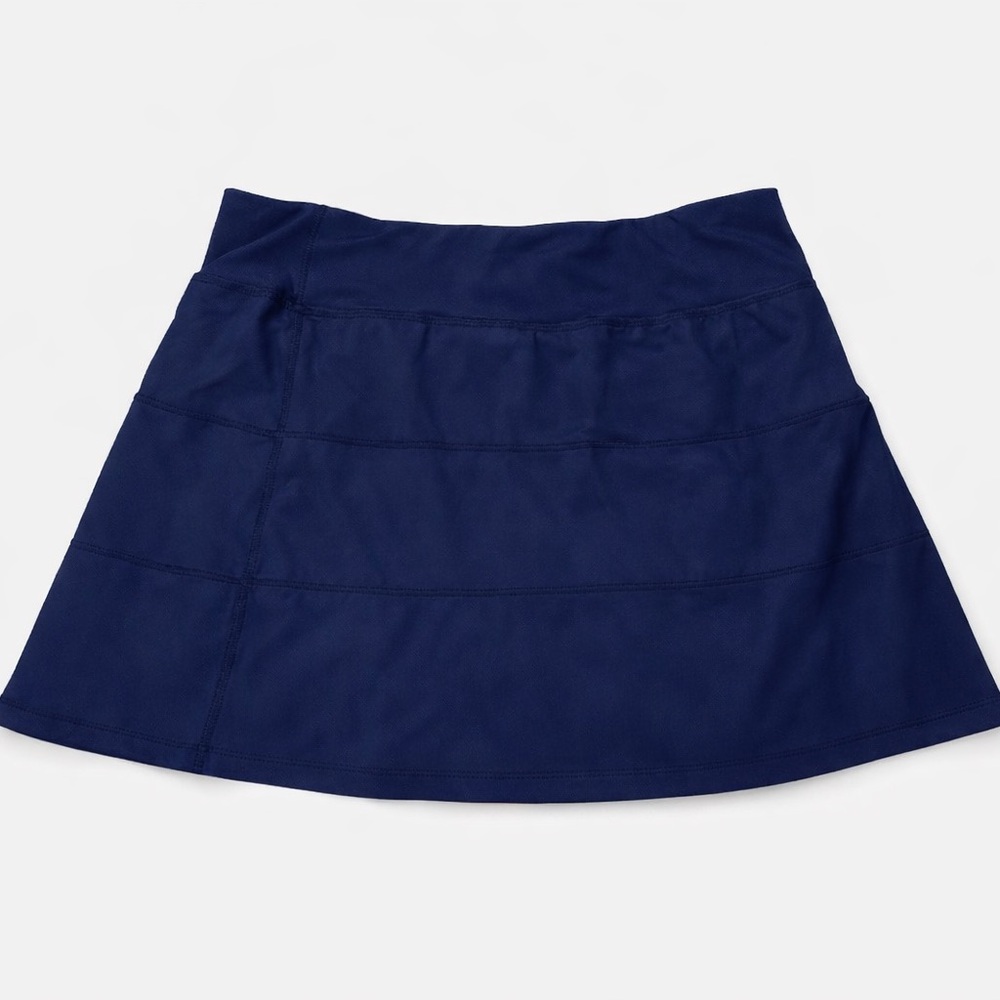 Navy Athleisure Skort w/ Built-In Shorts | Tennis Golf Vibes | Size L